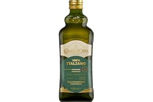 Costa d'Oro – 100% Italiano 750 ml. Olio extravergine di oliva estratto a freddo da olive 100% italiane. Bottiglia da 75 cl.
