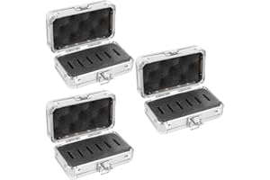 HOMSFOU Aluminium Aufbewahrungsbox Für Teleskopfilter Mit Schaumstoff-Einsatz Wetterfester Kleiner Filterkasten Für Astronomie Zubehör