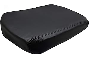 JPstraps - Bracciolo Copertura 100% Vera Pelle Colore Nero Compatibile con Volkswagen Amarok (2010-2020)