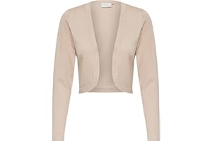 KAFFE Bolero Astrid Damen Bolero Astrid Elegant Jäckchen Langarm Cardigan Bolerojacke