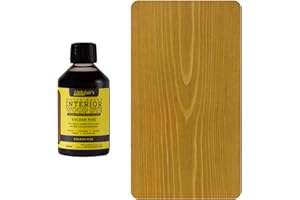 Littlefair's Teinte Bois 250ml - Teinture Bois Écologique À Base D'Eau et Sûre - Lasure Bois Intérieur à Séchage Rapide - Peinture Lasure pour Bois Nettoyage Facile - Couleur:Pin doré