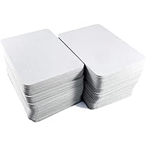 Jeux d'Apostrophe 180 Cartes à Jouer Vierges-Format Poker (180 Aqueuses