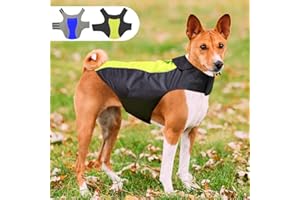 YFbrite Waterproof Dog Coat - Lightweight Pet Raincoat | Adjustable Warm Jacket | Dog Cloth for All Breeds Sizes (Green, XX-Large)
