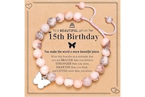 Vesmiga 6-16 Year Old Gifts for Girls Birthday Presents - Butterfly Bracelets Cool Teenage Girl Gifts for Daughter Sister Granddaughter Niece 6th-16th Birthday Decorations Girl