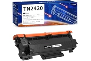 SKYDO TN2420 Compatibili Cartuccia di Toner Sostituzione per Brother TN-2420 TN2410, 3000 Pagine, per MFC-L2710DW L2710DN L2730DW L2750DW HL-L2310D L2350DW L2370DN DCP-L2510D L2530DW (Nero, 1-Pack)