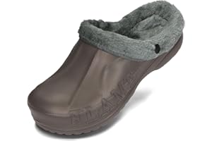 PLAME Zoccoli da Uomo in Eva Leggeri e Caldi Scarpe da Giardino Nero Grafite Blu Marino 41-46