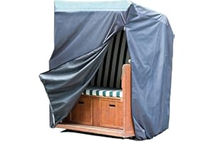 ‎MIGANEO Premium Strandkorb Schutzh?lle 130x100x170/134 cm - wasserdicht 420D Oxford 18041