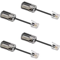 Customized Modular 4P4CRJ11 Spiral Telephone Headset Cable - View #10