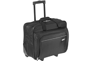 Targus - Bolsa con Ruedas para Laptop, se Adapta a portátiles de hasta 16 Pulgadas, Bolsa Metro Roller diseñada para Viajes Profesionales de Negocios y Viajes, Resistente al Agua, Color Negro