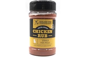 GRIGLIARE DURO ITALIAN HARDCORE BARBECUE 200 gr BBQ CHICKEN Rub GRIGLIARE DURO - Spezie barbecue rub - BBQ rub insaporitore per carne - MAGIC DUST - rub per pollo, petto, alette e coscie - ideale per pollo e maiale - dry rub bbq marinature