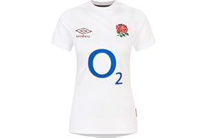 Umbro Womens England Rugby Home Shirt 2024 6 Nations Top