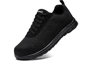 DYKHMILY Chaussures de Sécurité Hommes Basket de Securite Legere Résistant aux Chocs Respirabilité Résistant à la Perforation Confortable Chaussure de Chantier