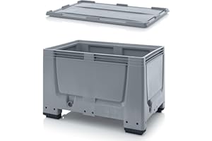 AUER VERLAG I.D.AAP LW 1x Auer Big Box 120x80x79 mit Deckel * Palettenbox * Großbox * Bigbox 120x80 * Paletten Behälter