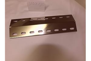 Manufaktur Stollenwerk 375mm x 120mm x 1mm Edelstahl Flammenverteiler/Flammenabdeckung/Grillblech – super Ersatzteil für Campingaz, Enders, Napoleon, Outdoorchef, Tepro (375-120-1)