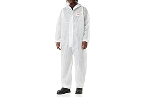 3M 4500 Ropa de Protección Tipo CE, I Cat, Polipropileno, Blanco, Talla XL