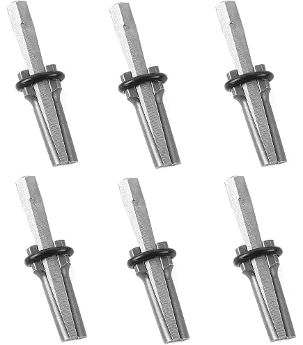 Stone Splitter Wedges Set – Iron Rock Splitting Tools, 16/18/23mm Sizes, Heavy Duty For Demolishing Granite, Marble & Concrete