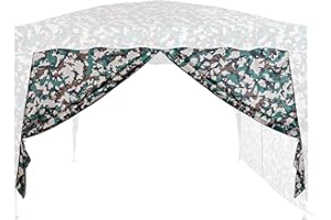 INSTENT® Basic Seitenwand/Seitenteil für Pavillon 3x3m mit Fenster oder Reißverschluss, wasserabweisend und atmungsaktiv, Farbwahl, für Festzelt, Partyzelt