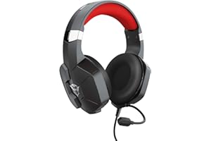 Trust Gaming Cascos Gaming para PC, Playstation & Xbox GXT 323 Carus - Auriculares Gamer con Micrófono Flexible, para PC, PS4, PS5, Xbox Series X (S), Xbox One (X) - Negro