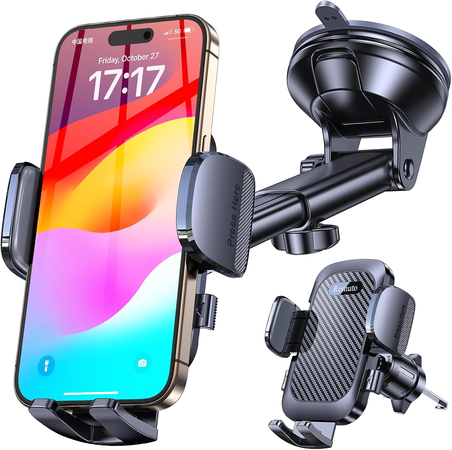 Avis d'Expert & Test Approfondi : Romuto Car Phone Holder Mount Strong Suction (Sélection)