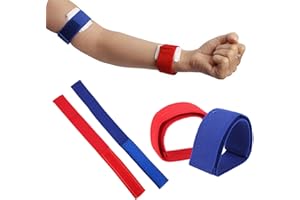 XINMYD Torniquete, 2 Pares de Escalada al Aire Libre Camping Diálisis Torniquete Vendaje Puño Gancho y Lazo Cinturón