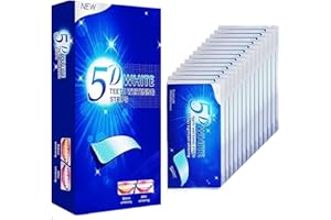 BXG443 Premium Teeth Whitening Strips, 28 Piece Tooth Whitening Pack for 14 Treatments, Safe On Enamel, Easy to Use Home Tooth Whitening kit, Advanced 5D Technology Teeth Whiten Kit