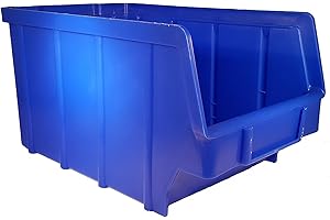 S&S-SHOP 25 pezzi di Pugilato – Colore Blu – Dimensioni 3 (145 X 248 X 127 mm) – impilabili/Box/Scaffale Box/Deposito Box