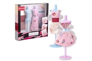 Bandai- Harumika-Coffret Styliste Deluxe-Thème Yummy All Over-Kit de Loisirs créatifs-pour créer sa Mode sans Fil, sans Aiguille, 40433