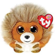 Ty Beanie Balls Ceasar il Leone con gli Occhioni Dorati Glitter ...