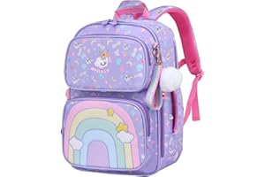 HANXIUCAO School Bags for Girls Lagre Capacity Backpack for School Water-resistant with Laptop Compartment Girls Backpacks for Primary Junior High University