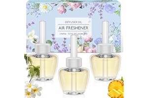 SCENTORINI Flakon zapachowy, hawajski zapach do pomieszczeń, odświeżacz powietrza, 3 x 19 ml, wkład do wkładu do Air Wick i Glade