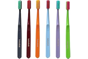 Betadent 1 SPAZZOLINO EXTRA SOFT. Setole morbide con punte arrotondate. Antiplacca, Anatomico. Un pezzo, colori assortiti