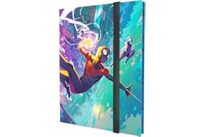 Gamegenic, Magic: The Gathering – Álbum de 18 bolsillos de Marvel Spider-Man – Spider-Man/Spider-Gwen, 20 páginas de carga lateral, hasta 360 tarjetas con bolsillo
