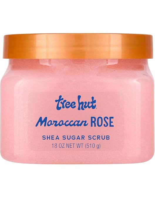 Tree Hut Shea Sugar Body Scrub 18oz - Over 20 Amazing Scents, Exfoliating & Hydrating With Lactic Acid