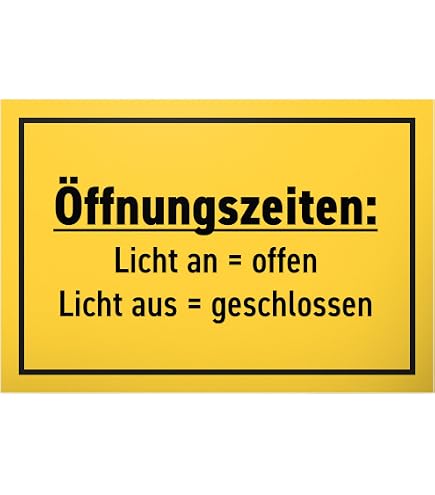 Interluxe Türschild „Öffnungszeiten“ Im Shabby-Look – Handgefertigt Aus Holz, 20x20 Cm