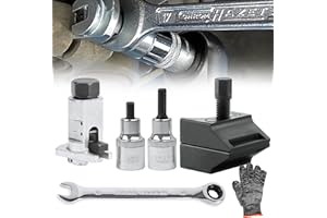 Frstem Federbein Spreizer 4 Stück Paket Federspanner kfz Stoßdämpfer Werkzeug Mit Handschuhen und Schraubenschlüssel Einfach zu Bedienen für die Meisten Fahrzeuge