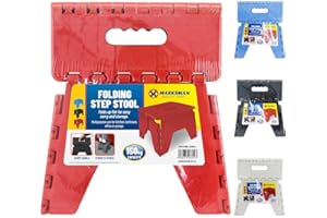 BARGAINS-GALORE BARGAINSGALORE NEW FOLDING HANDY STEP STOOL STRONG 150KG HANDLE STORAGE COLLAPSIBLE MULTI USE