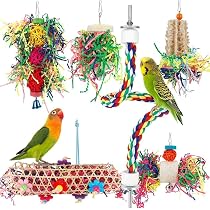 Jouet D’herbe Pour Oiseaux - Tapis De Recherche De Nourriture Pour Perruches, Calopsittes Et Perroquets - Stimulation Naturelle - 4