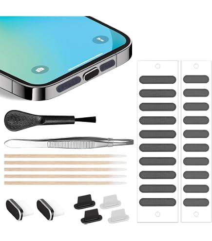 Kit De 13 Piezas De Cepillos Para Limpiar Puertos USB-C, Altavoces Y Cámara De Móviles, Con Cerdas Suaves, Mangos Antideslizantes Y Tapa Antipolvo, Válido Para Auriculares, Laptops Y Teclados