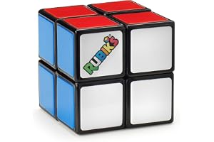 RUBIK'S Cube 2X2 - färgglada pusselspel Rubik's 2 x 2 pussel original färgmatchning - klassisk kub problemlösning - 6063963