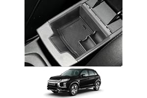 CDEFG Compatible avec Renault Symbioz 2025 2026 Console centrale Boîte de rangement multifonction pour console centrale de voiture Plateau Symbioz E-Tech Hybrid Accessoires (noir)