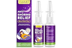 GENERICO Spray Naturale Per Smettere Di Russare 30Ml, Spray Nasale Antirussamento, Efficace Aiuto Per Il Russare, Migliora La Respirazione, Soluzione Antirussamento 100% Naturale