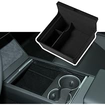 Scatola Dell'organizzatore Console Centrale per Tesla per Model 3 Y 2021 Box Bracciolo Nascosto Cubby Cassetto Scatola di Immagazzinaggio Floccato Console Centrale Portabicchieri (Colore : 4