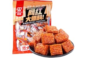 BaiLiSnacky Latiao Chinese Snacks Spicy Seasoned Individual Package Mala Stick Sticks Vegan Halal Classic Hot Strips for Office Parties (208G dadaorou)