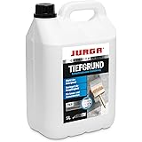 JURGA Tiefgrund LF 5 L - Grundierung für Wand & Boden, Tiefengrund für Rigips Gipskarton Beton Estrich Putz OSB-Platten