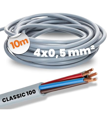 Produktbild von Lapp 1030519 LiYCY Steuerleitung – Geschirmt, 4x0,5 Mm², 10 M, UV- & Witterungsbeständig, Für Daten- & Signalübertragung Im Außenbereich, Schwarz