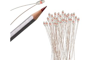 Evemodel 30 pezzi presaldati Micro impermeabile SMD LED 0603 20 cm Diycraft (rosso)