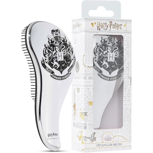 Harry Potter Haarbürste – Ergonomisch, Mit Silikon-Griff, Für Alle Haartypen, Offizielles Hogwarts-Zubehör