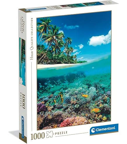 Puzzle Clementoni 1000 Piezas | Thai Floating Market, 70x50 Cm, Hecho En Italia