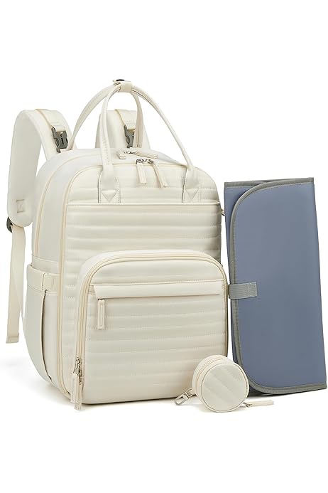 Borsa Porta Pannolini Impermeabile MIXIDON - Riutilizzabile, Doppia Cerniera, Design Carino - Foto 7