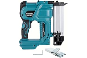 HEIMERDINGER 18 Gauge Cordless Nail Gun for Makita 18V Battery, 2 in 1 Electric Stapler Gun Drives 2 Inches Nailer for Upholstery and Woodworking,Tool Only